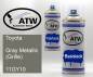 Preview: Toyota, Gray Metallic (Grille), 11GY10: 400ml Sprühdose + 400ml Klarlack - Set, von ATW Autoteile West.